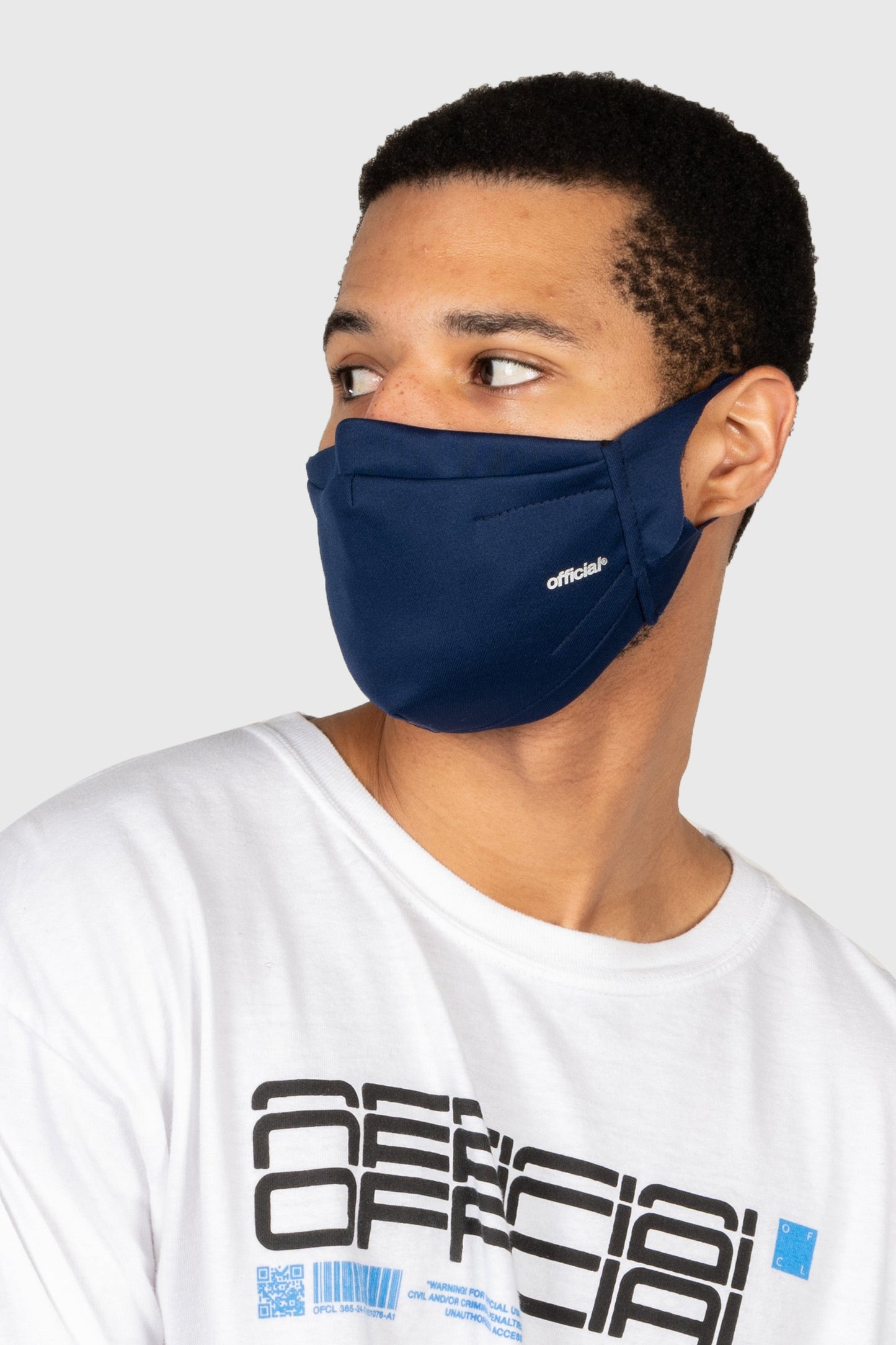 Performance Face Mask (Navy) by The Official Brand