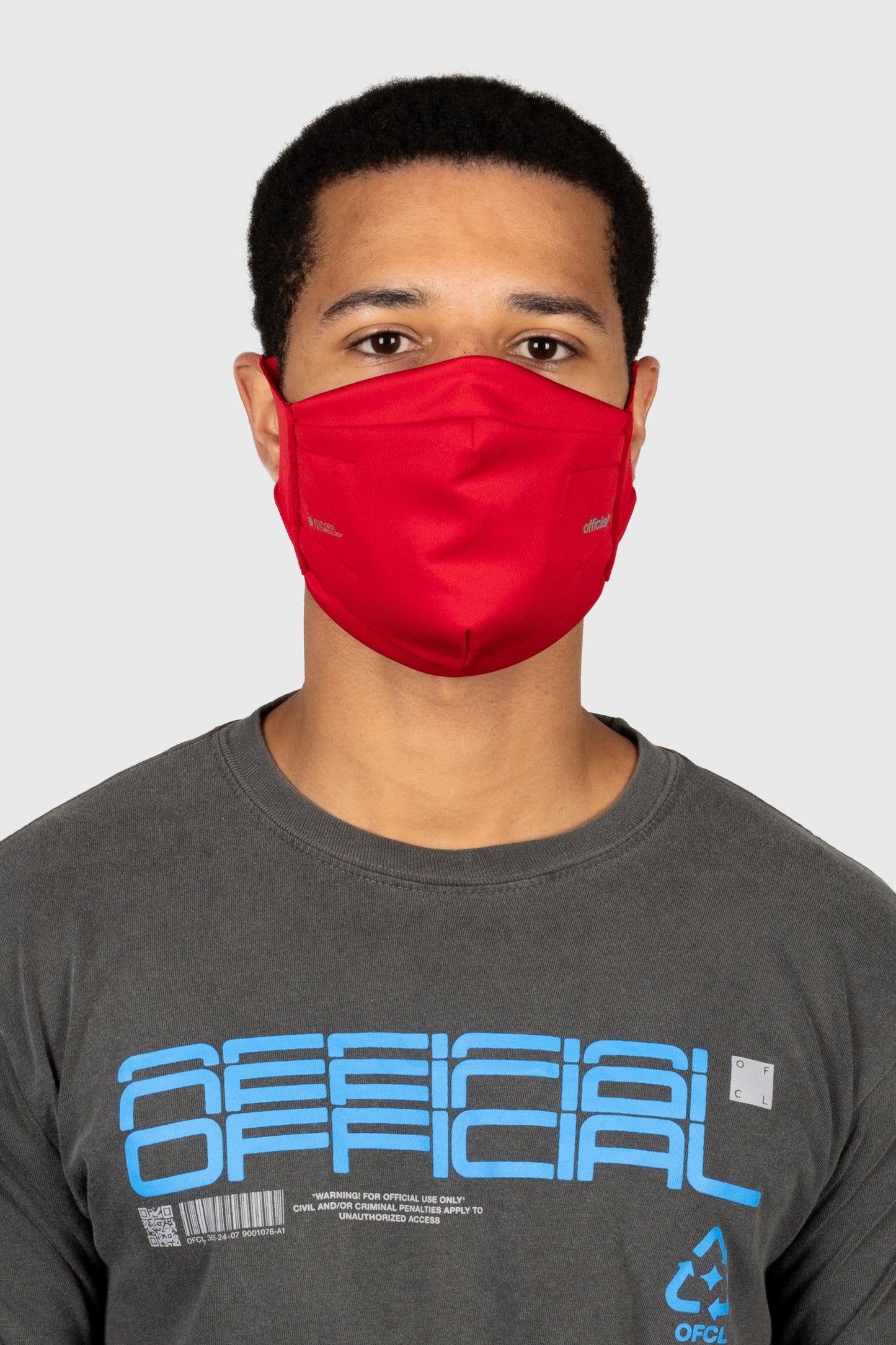 Performance Face Mask (Red) by The Official Brand