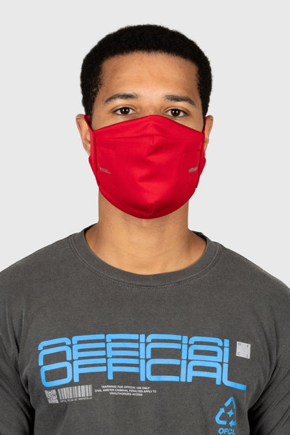 Performance Face Mask (Red) by The Official Brand