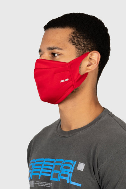 Performance Face Mask (Red) by The Official Brand