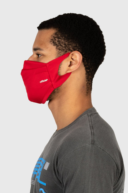 Performance Face Mask (Red) by The Official Brand