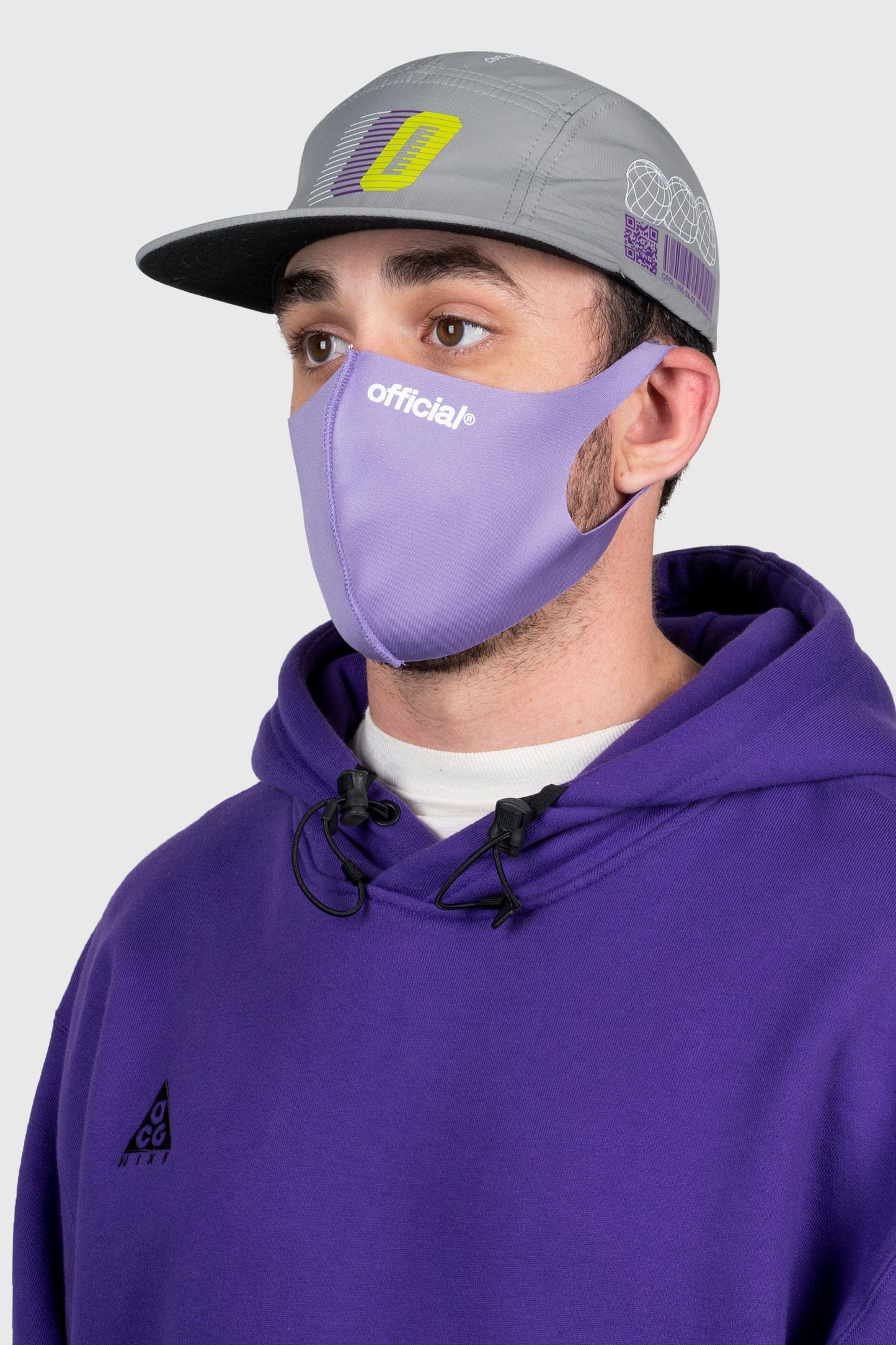 Official Nano-Polyurethane Face Mask (Purple) by The Official Brand