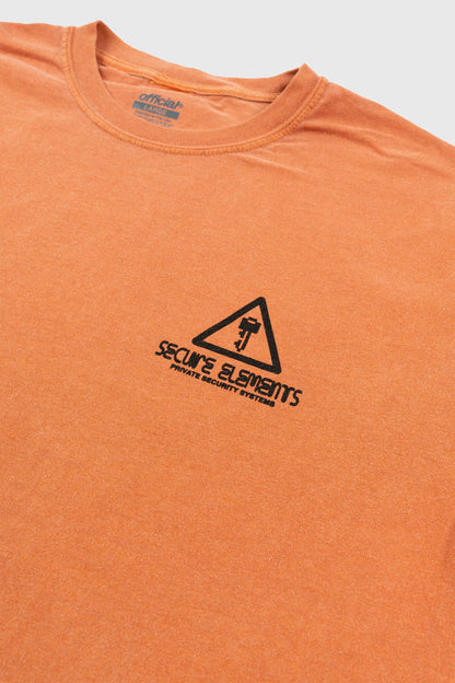 Secure Elements T-Shirt (Distressed Orange) by The Official Brand