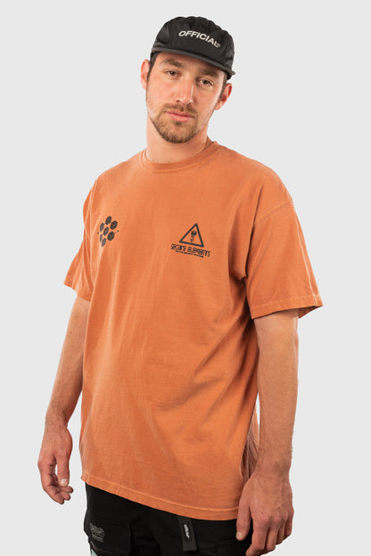 Secure Elements T-Shirt (Distressed Orange) by The Official Brand