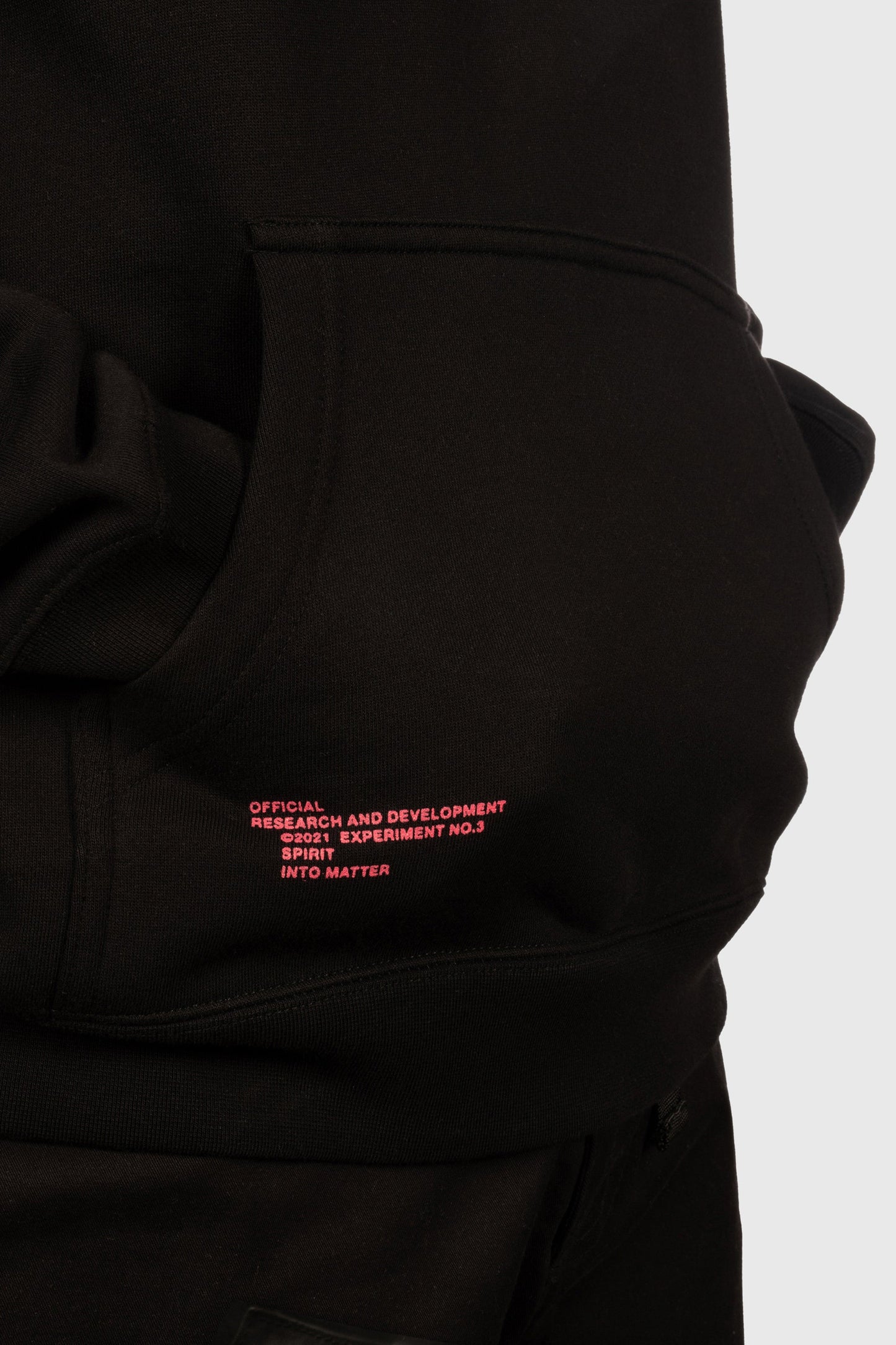 Spirit Into Matter Hooded Sweatshirt (Black) by The Official Brand