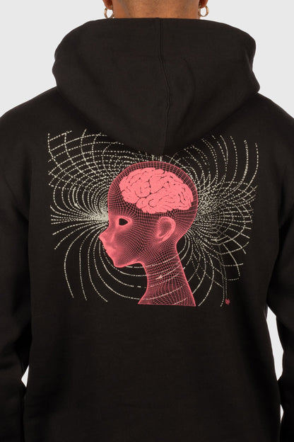 Spirit Into Matter Hooded Sweatshirt (Black) by The Official Brand