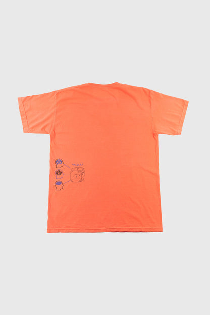 Spirit Into Matter T-Shirt (Bright Coral) by The Official Brand