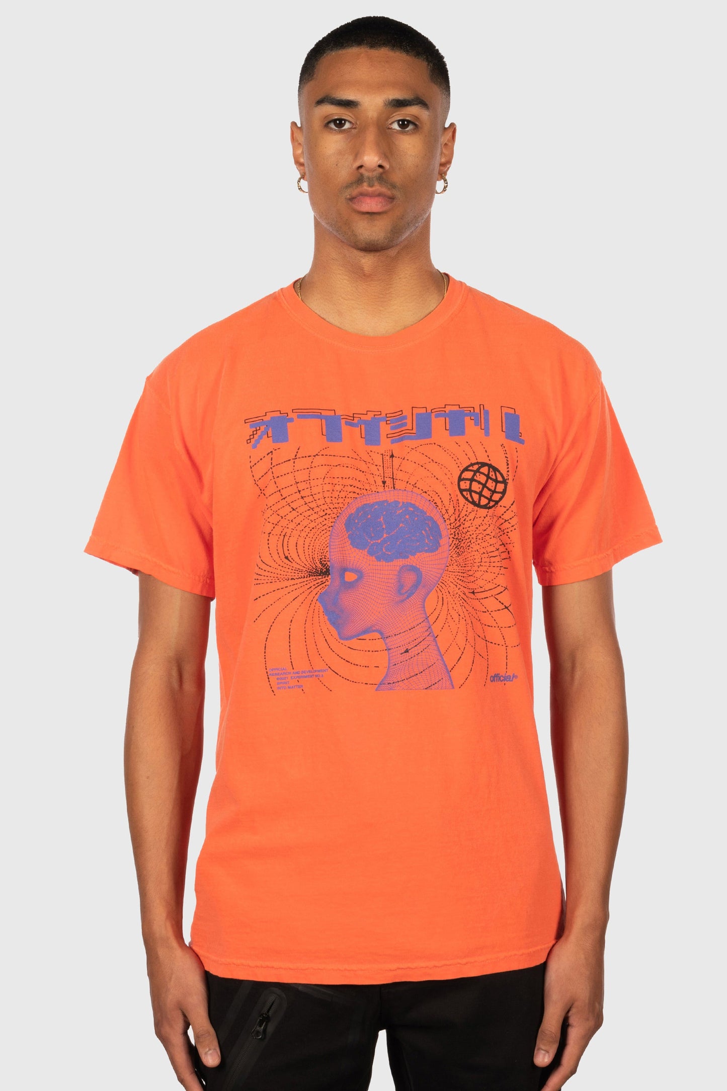 Spirit Into Matter T-Shirt (Bright Coral) by The Official Brand