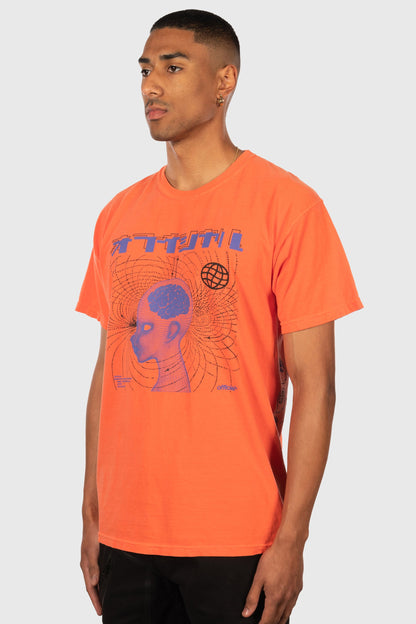 Spirit Into Matter T-Shirt (Bright Coral) by The Official Brand