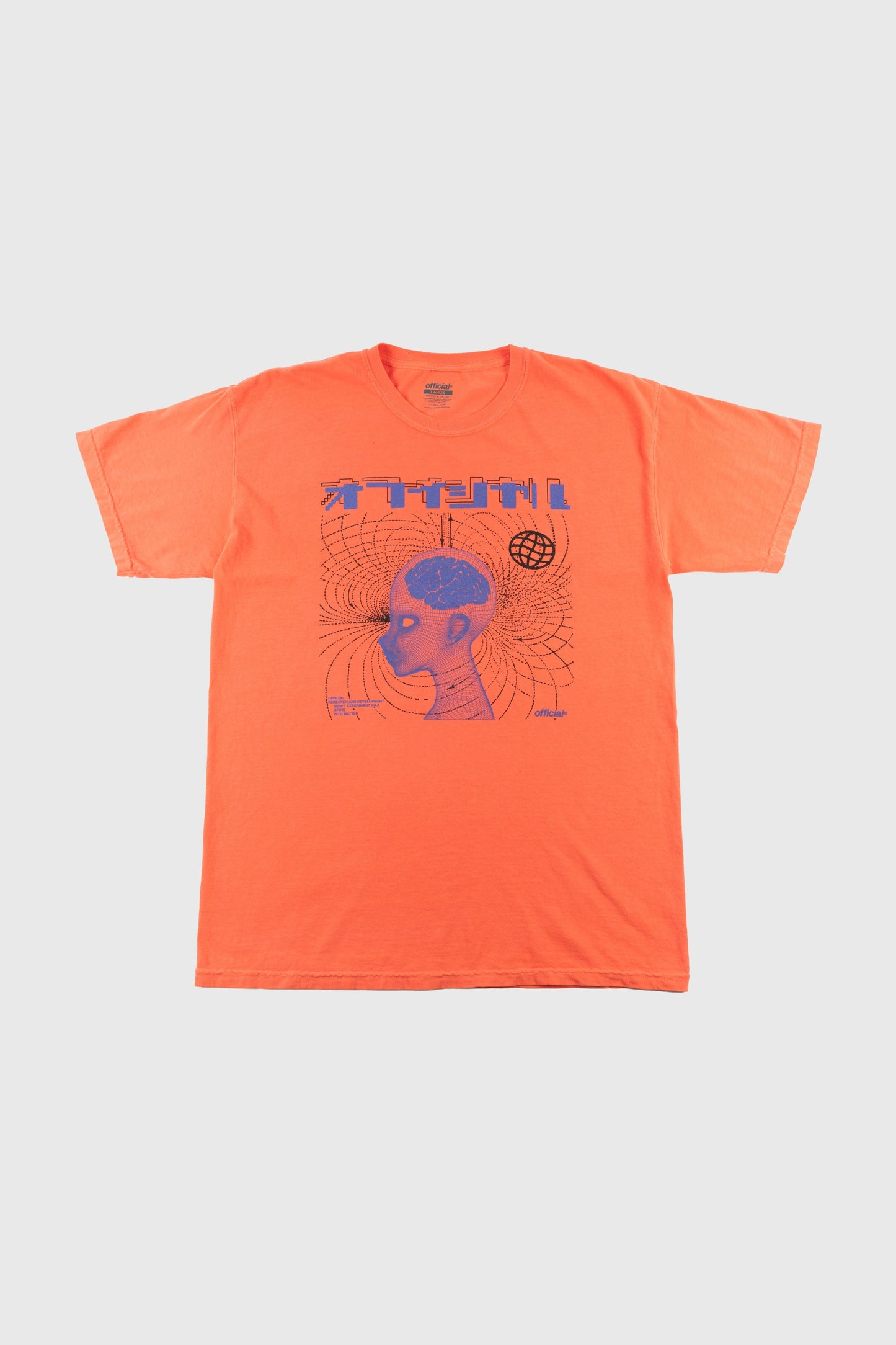 Spirit Into Matter T-Shirt (Bright Coral) by The Official Brand