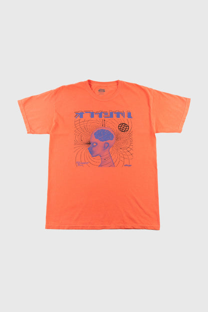 Spirit Into Matter T-Shirt (Bright Coral) by The Official Brand