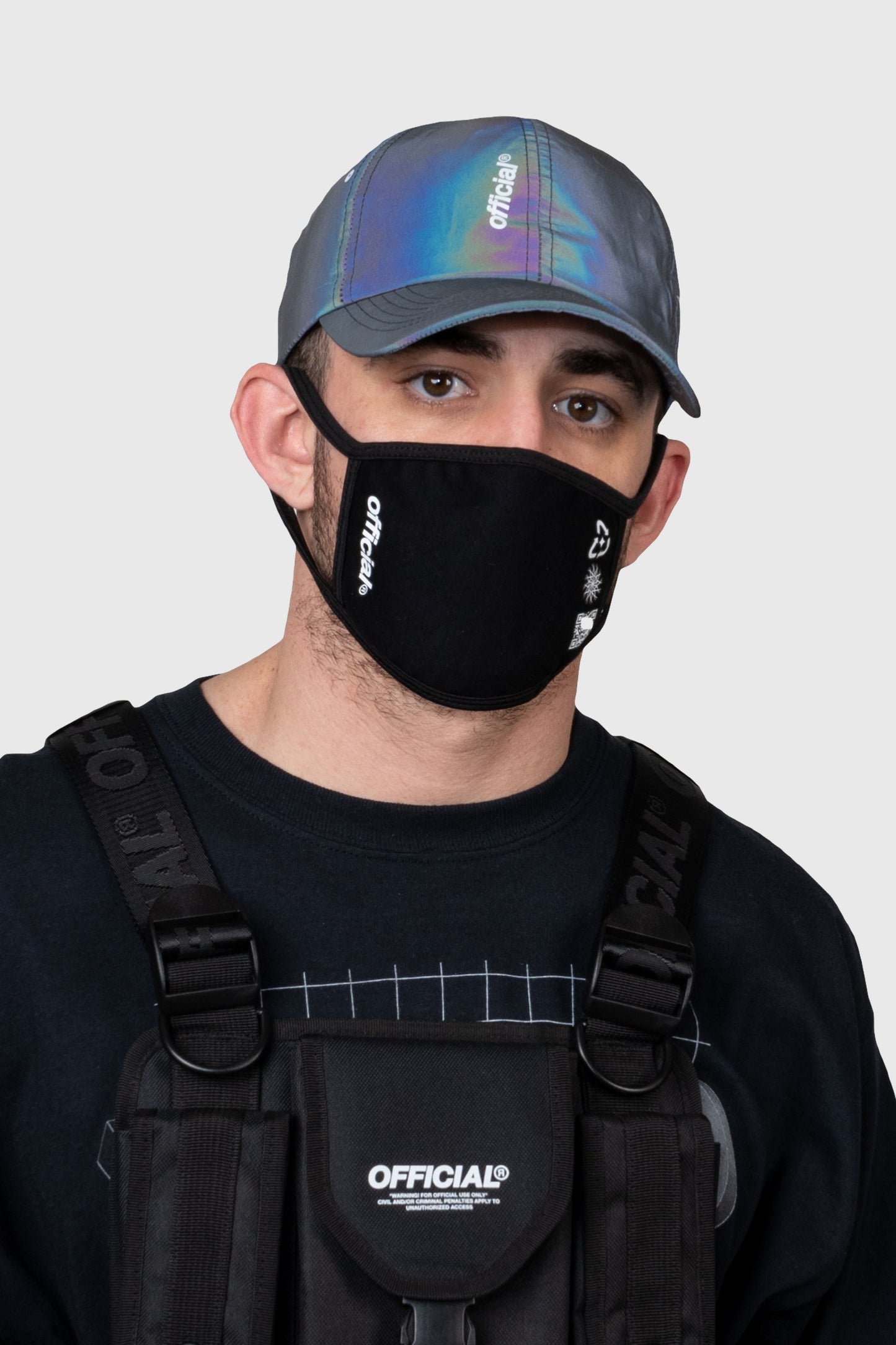 Official Tech Face Mask (Black) by The Official Brand