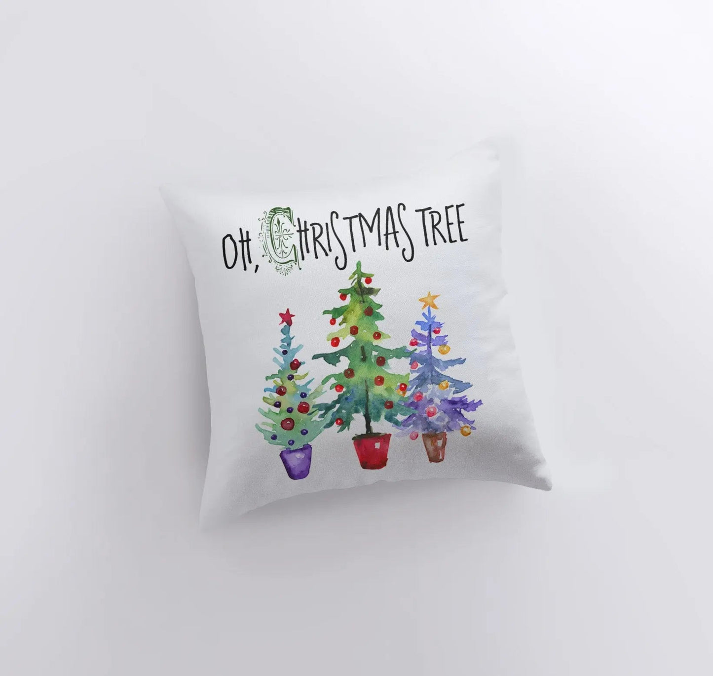 Oh, Christmas Tree | Throw Pillows | Christmas Pillow | Christmas Decor Pillow | Christmas Tree | Best Friend Christmas Gift | New Home Gift by UniikPillows