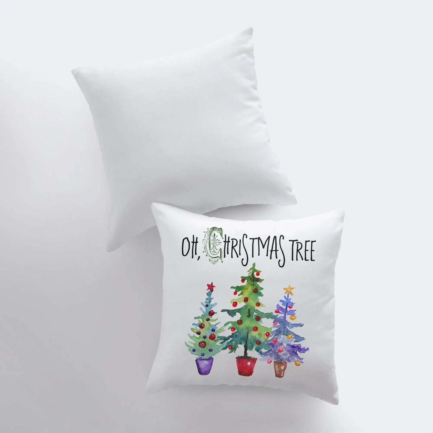 Oh, Christmas Tree | Throw Pillows | Christmas Pillow | Christmas Decor Pillow | Christmas Tree | Best Friend Christmas Gift | New Home Gift by UniikPillows