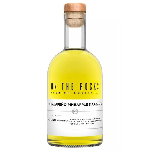 On The Rocks 'The Jalapeno Pineapple Margarita' Premium Cocktail (375ml) by CraftShack Spirits Marketplace