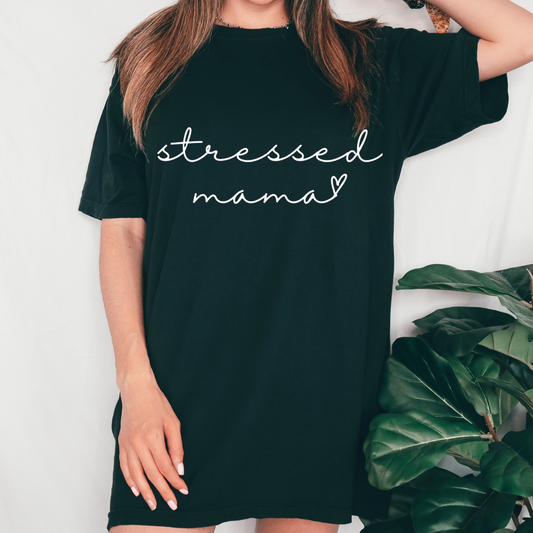 One Stressed Mama- Unisex T-shirts by Crafty Casey's