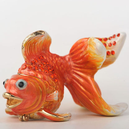 Orange Gold Fish by Keren Kopal