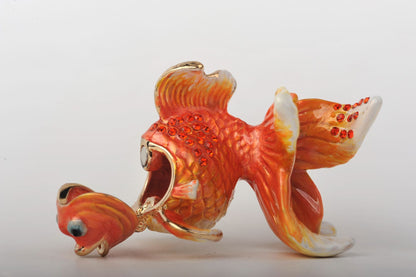 Orange Gold Fish by Keren Kopal