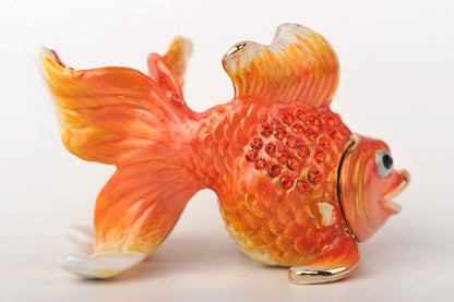 Orange Gold Fish by Keren Kopal