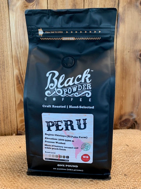 Peru Naturally Grown | Fairly Traded | Medium Roast by Black Powder Coffee