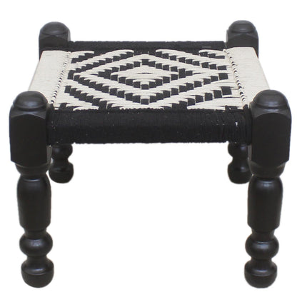 Turkish Tribal Abstract Ellison Multipurpose Upholstered Bench by Bareens Designer Rugs