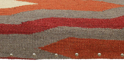 Modern Lambri Handmade Kilim upholstered Settee by Bareens Designer Rugs