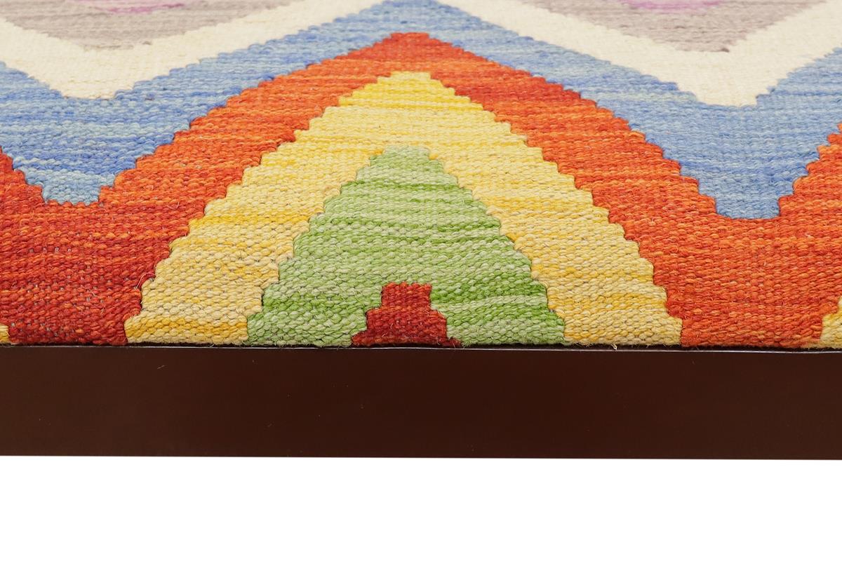 Shabby Chic Carvalho Kilim upholstered Handmade wood Storage Bench by Bareens Designer Rugs