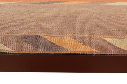 Southwestern Casas Kilim upholstered Handmade wood Storage Bench by Bareens Designer Rugs