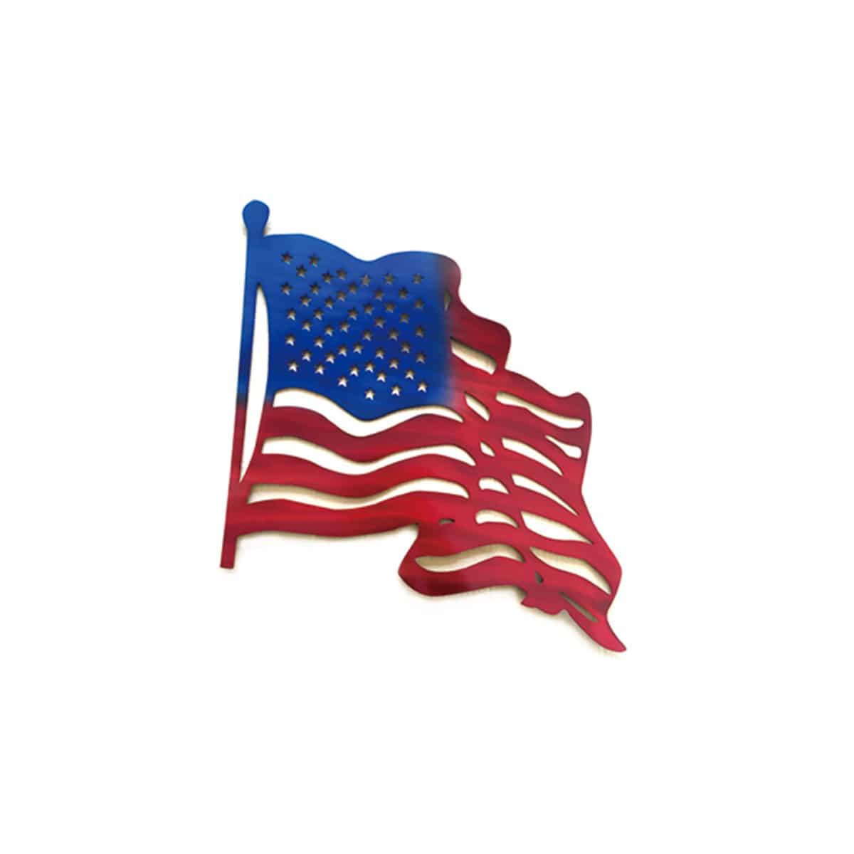 Old Glory Metal Wall Art by Peterson Housewares & Artwares