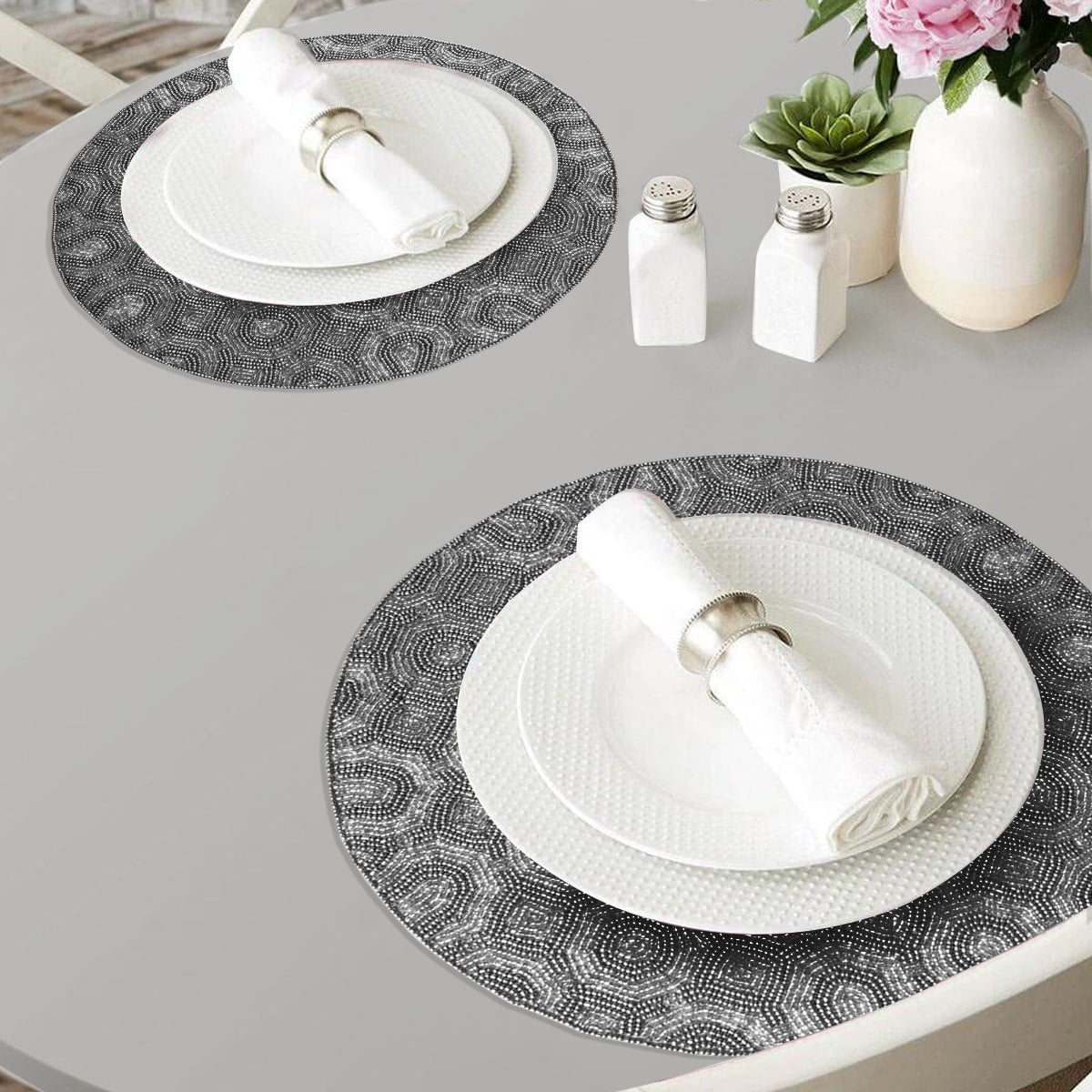 The Adella Beaded Placemats by Decozen