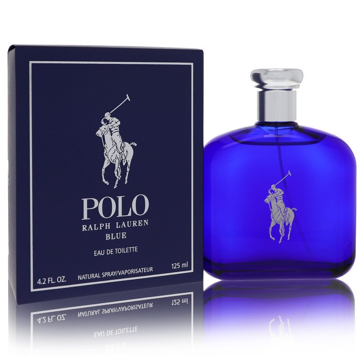 Polo Blue by Ralph Lauren Eau De Toilette Spray 4.2 oz for Men by Avera Group