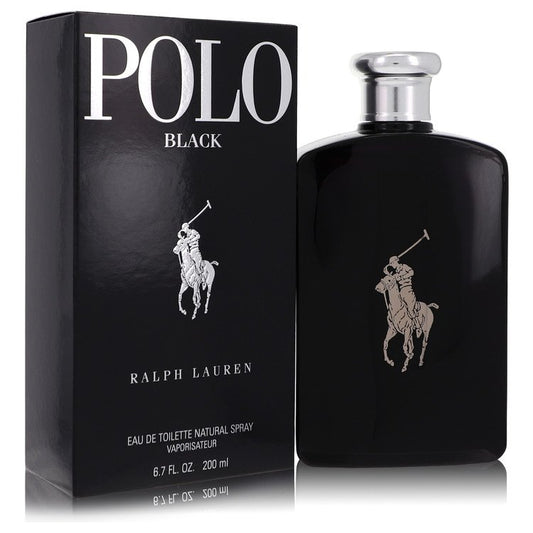 Polo Black by Ralph Lauren Eau De Toilette Spray 6.7 oz for Men by Avera Group