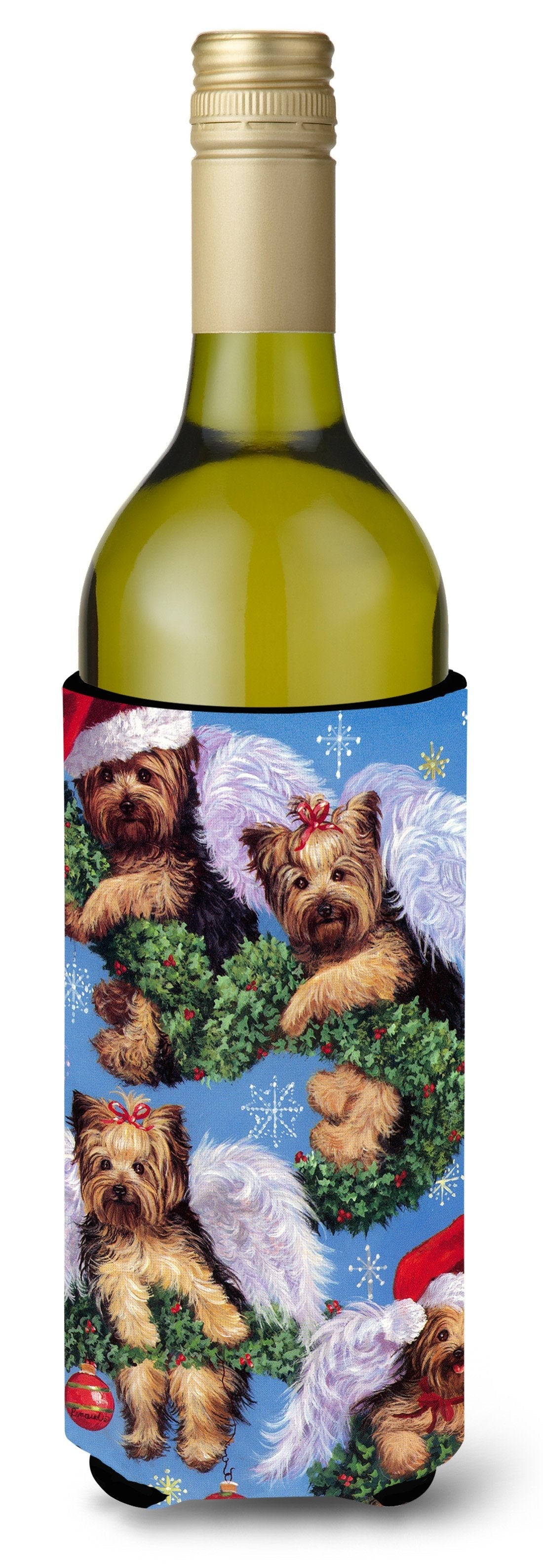 Yorike Christmas Angels Everywhere Wine Bottle Hugger PPP3134LITERK by Caroline's Treasures