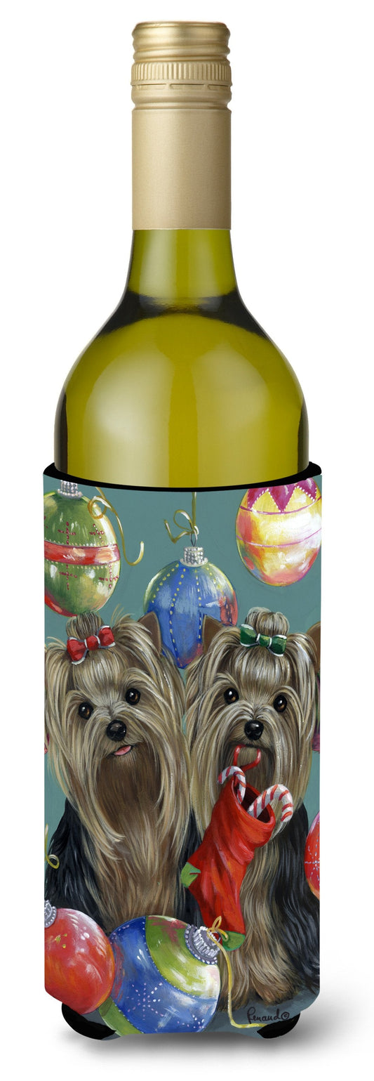 Yorkie Christmas All that Glitters Wine Bottle Hugger PPP3239LITERK by Caroline's Treasures