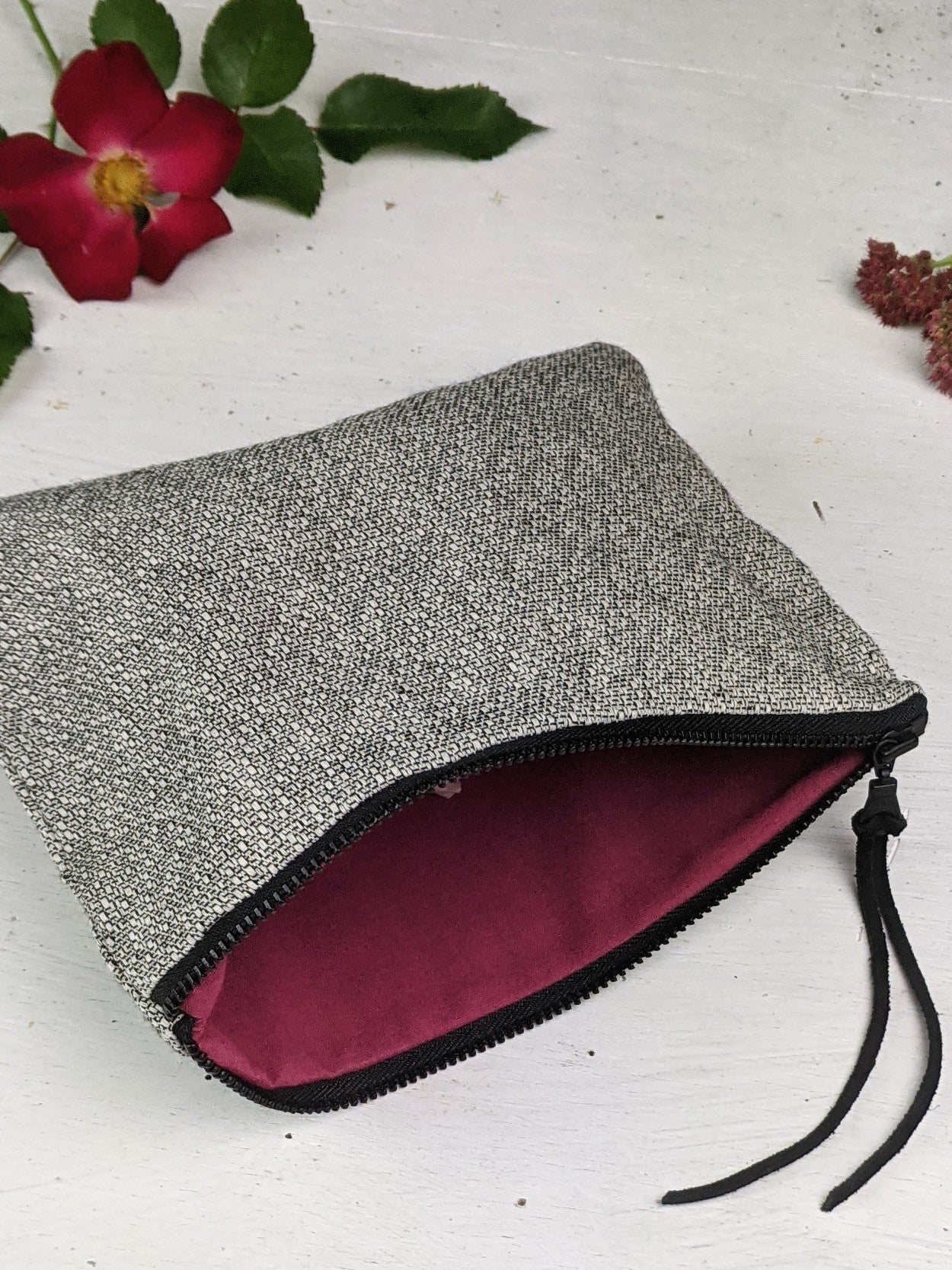 Monochrome Textured Purse - FINAL SALE by Ash & Rose