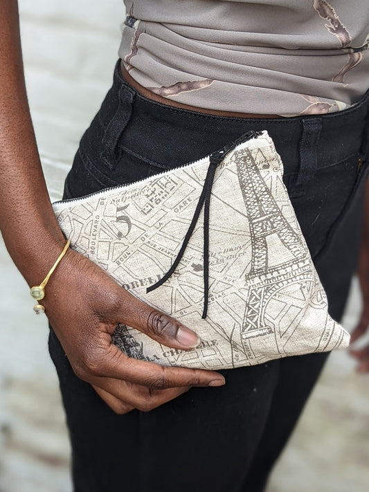 Paris Map Purse by Ash & Rose