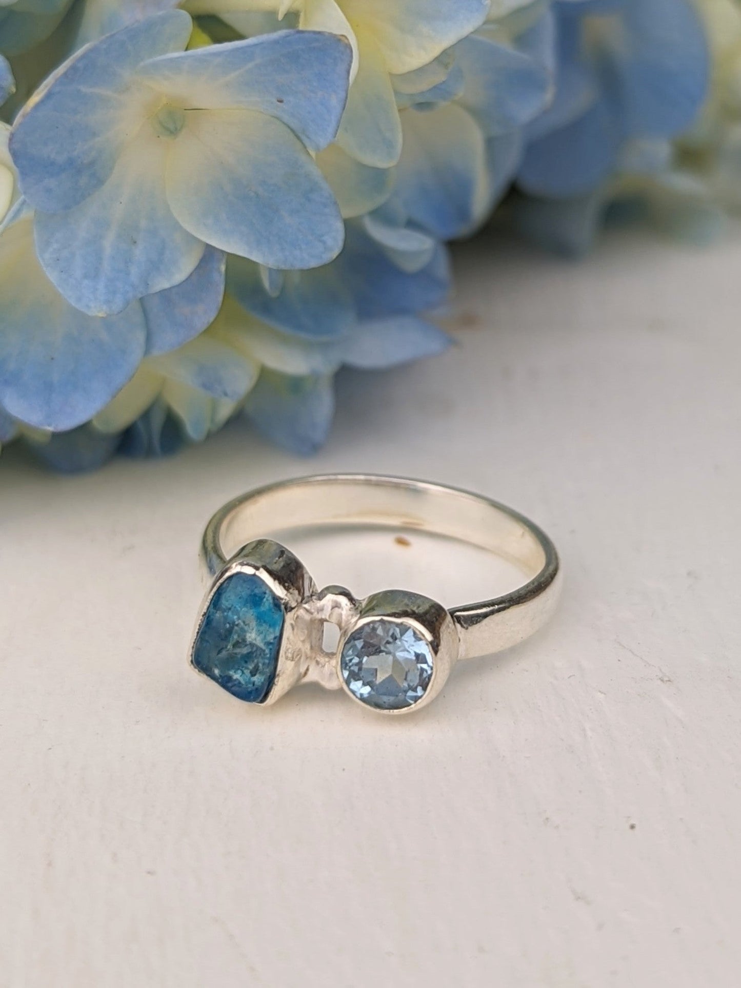 Topaz Duo Ring by Ash & Rose