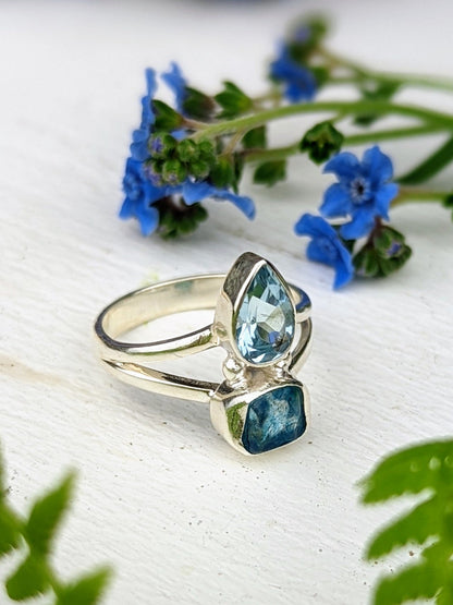 Topaz Duo Ring by Ash & Rose