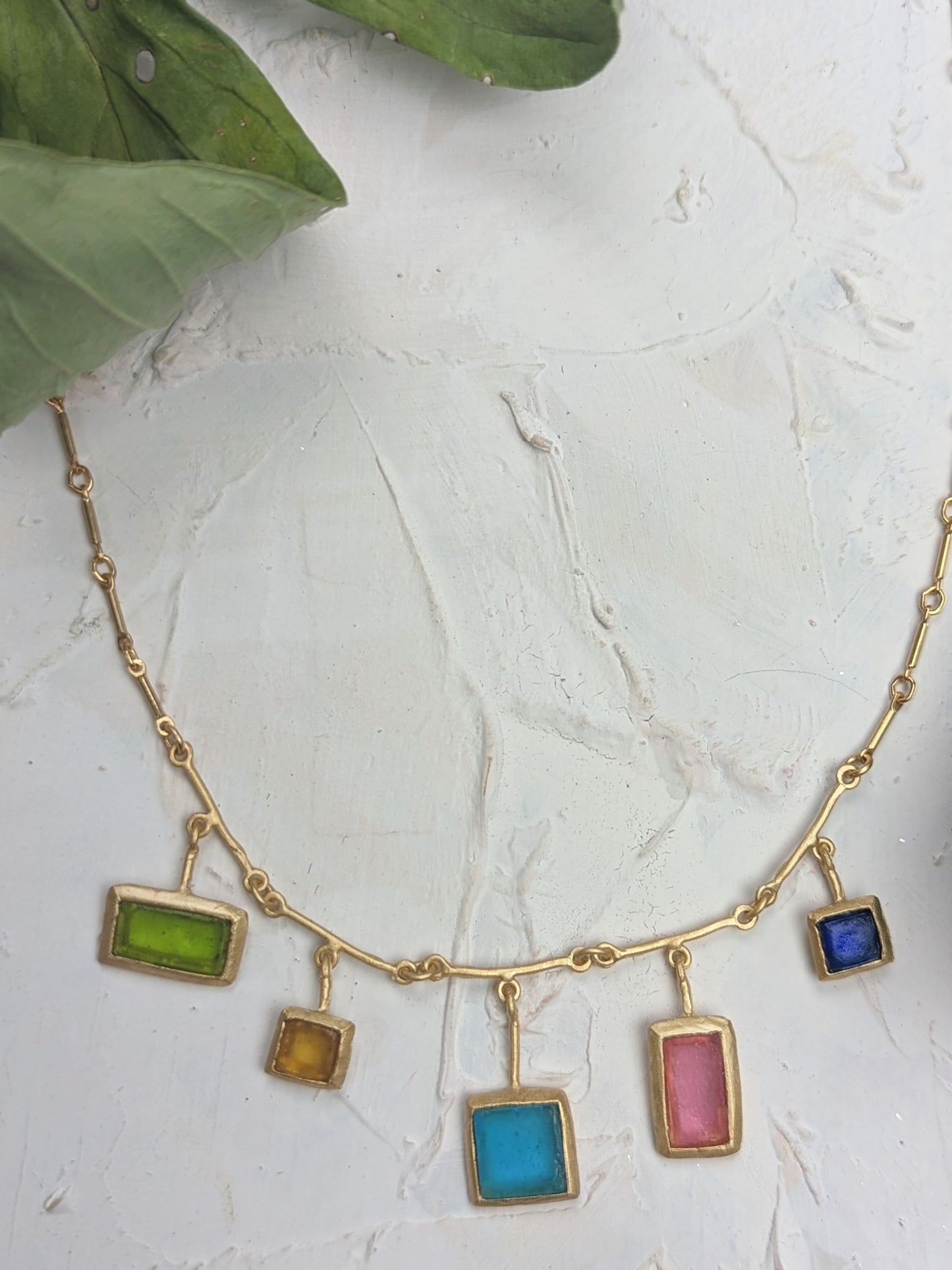 Mosaic Bar Necklace by Ash & Rose