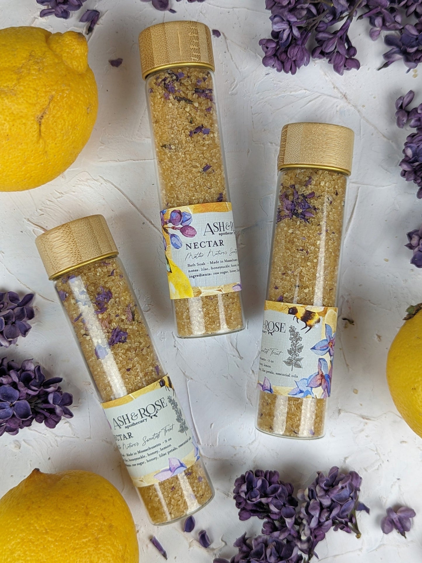 Nectar Bath Soak Vial by Ash & Rose