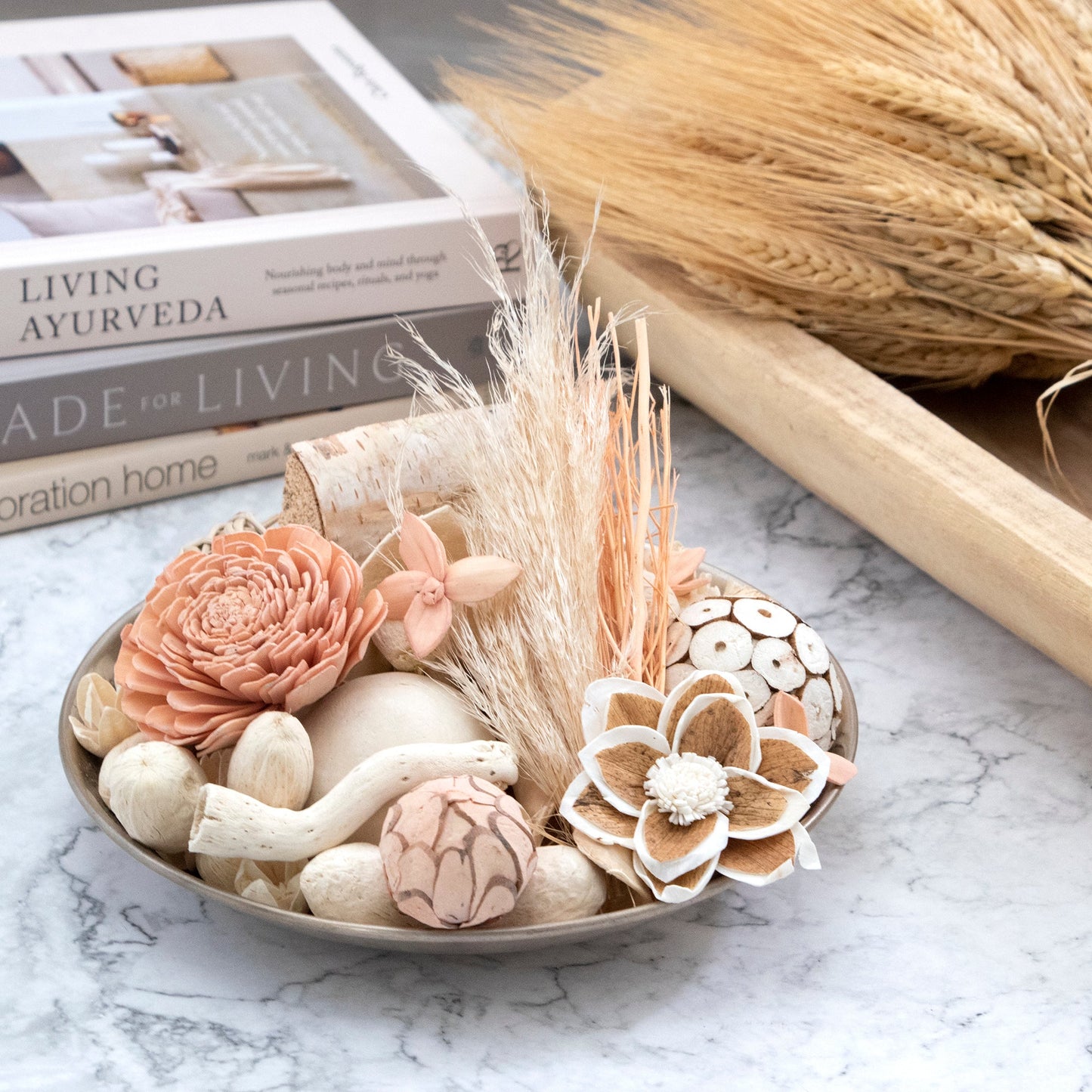 Pampas Grass & Vanilla Spice Box Potpourri by Andaluca Home