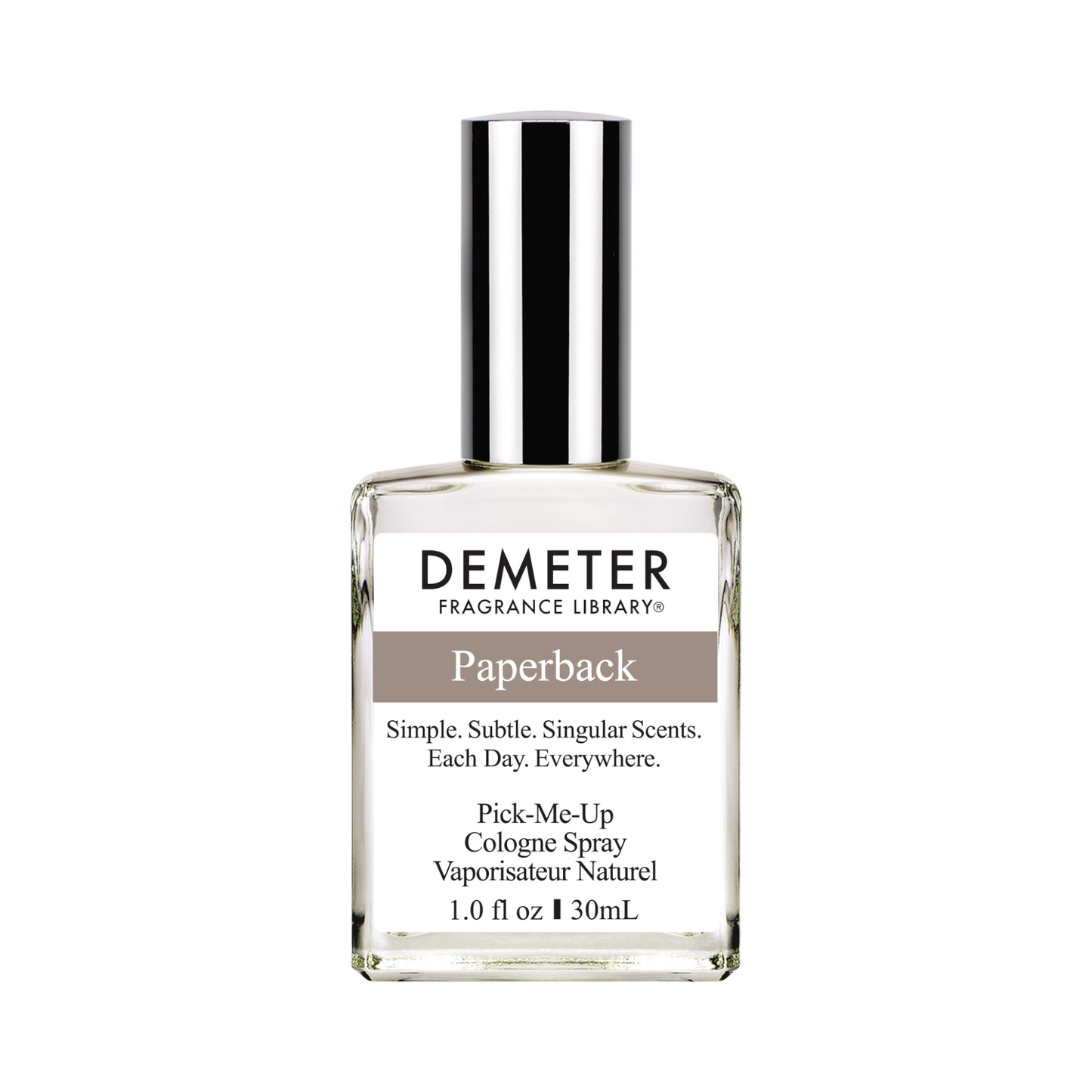 Paperback Cologne Spray by Demeter Fragrance Library