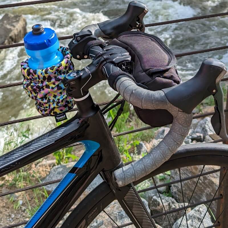 Party Panther | Shock-Absorbing Bike Cup Holder by HandleStash