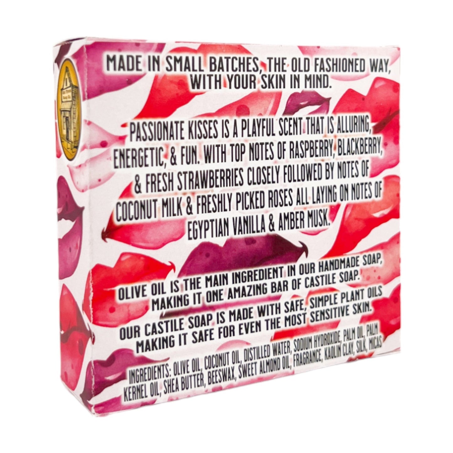 Passionate Kisses -Bar Soap by Old Town Soap Co.