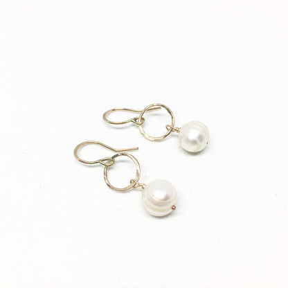 Mermaid Pearl Drop Earrings by Jennifer Cervelli Jewelry