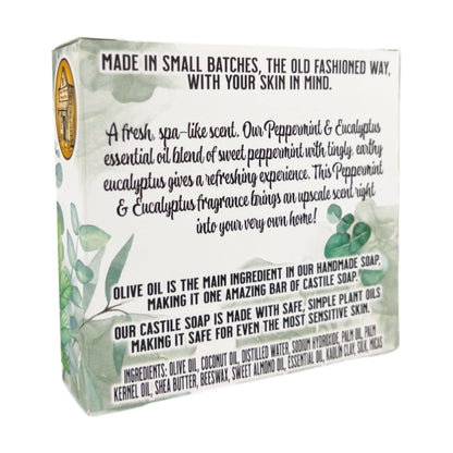 Peppermint Eucalyptus -Bar Soap by Old Town Soap Co.