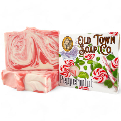 Peppermint  -Bar Soap by Old Town Soap Co.