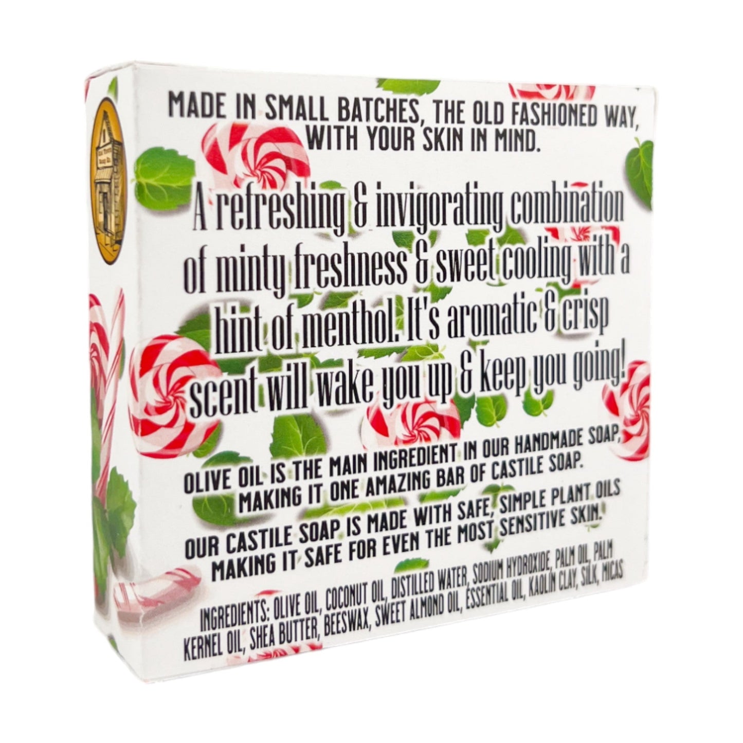 Peppermint  -Bar Soap by Old Town Soap Co.