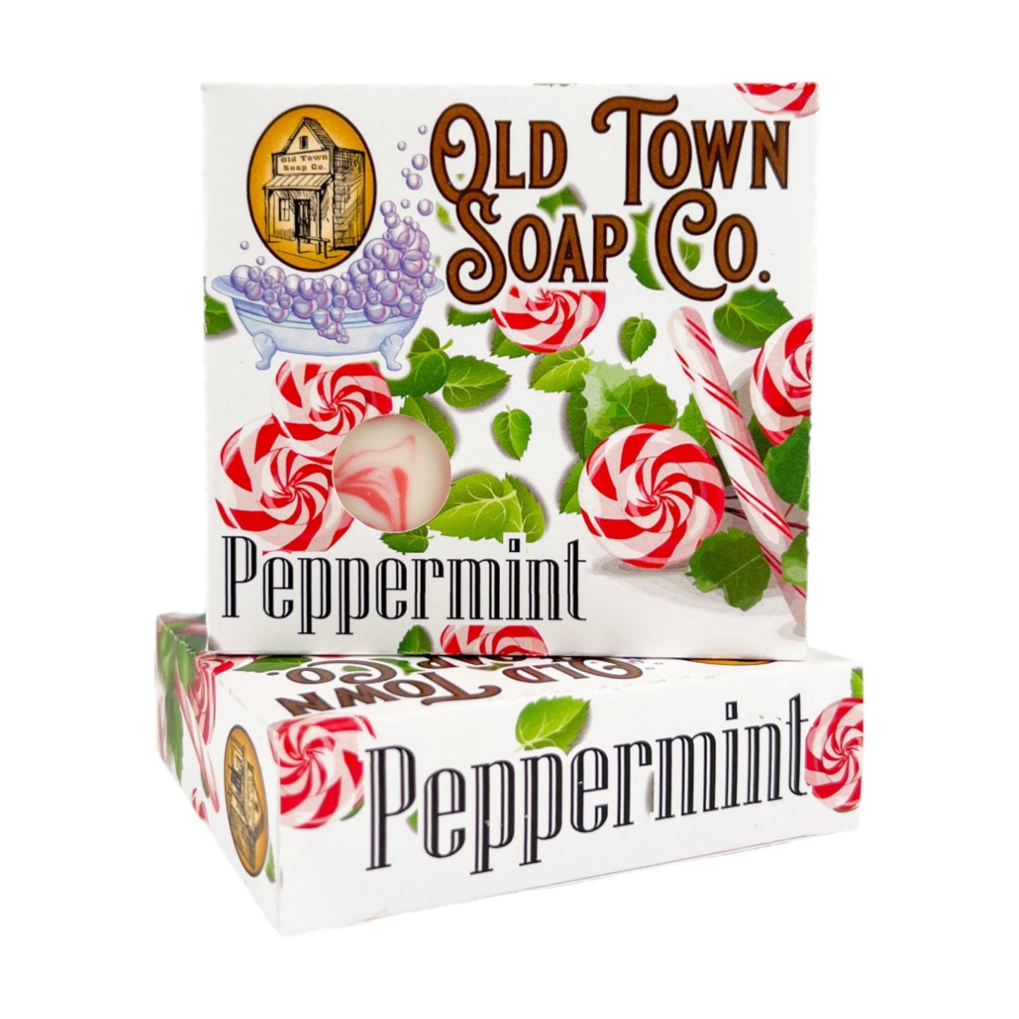 Peppermint  -Bar Soap by Old Town Soap Co.