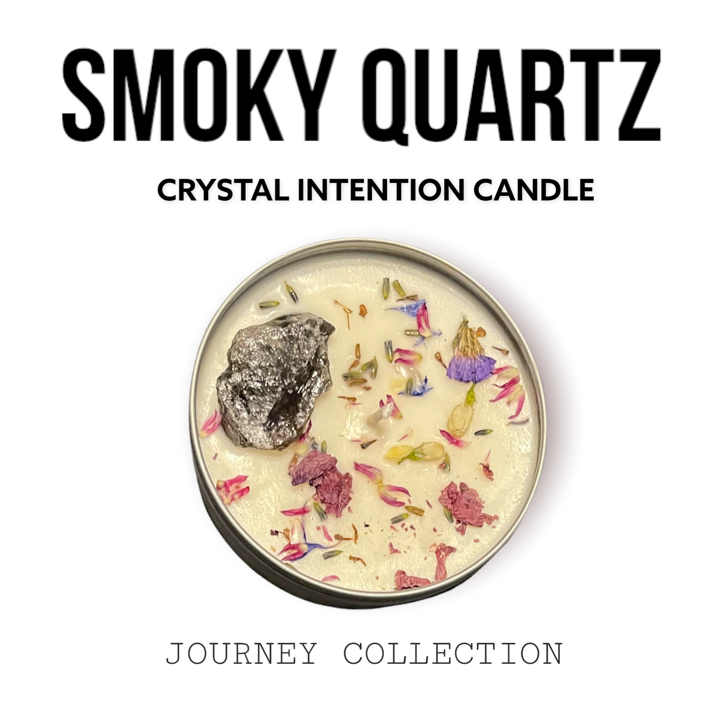 JOURNEY COLLECTION Choose Your Crystal 9oz Natural Soy Wax Intention Candle by Moon & Ivy